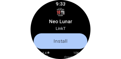 install from watch