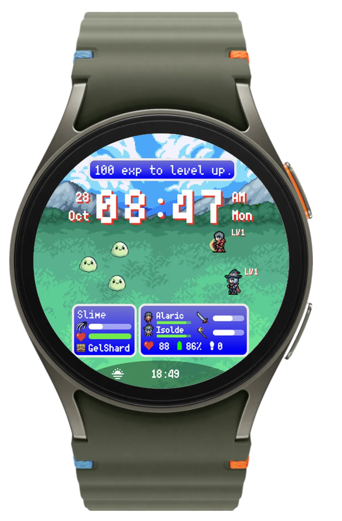 Step Fantasy - Pixel art watch face for Wear OS